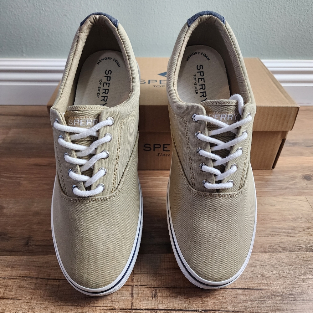❗️NWT❗️Sperry Men's Halyard CVO Khaki Seaker Size 12 - Picture 8 of 13